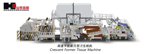 Crescent Former Tissue Machine